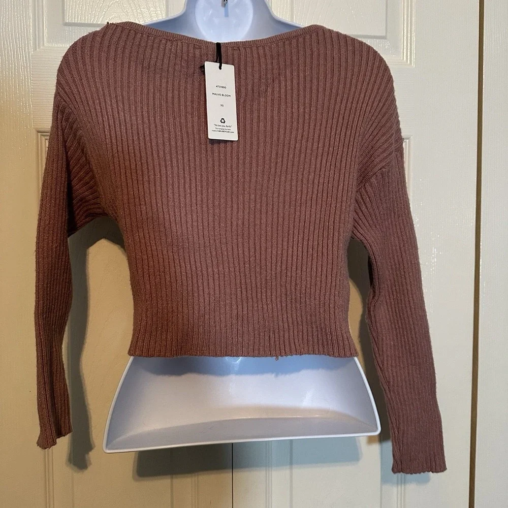 Pink Rose Mauve‎ Light Weight Sweater Size XS